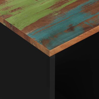 vidaXL Side Table 40x31x46 cm Solid Wood Reclaimed&Engineered Wood