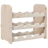 vidaXL Wine Rack 43x25x37 cm Solid Wood Pine
