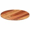 vidaXL Table Top Solid Wood Acacia Round 15-16 mm 50 cm