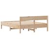 vidaXL Bed Frame without Mattress 140x190 cm Solid Wood Pine