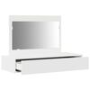 vidaXL Dressing Table White 100 x 40 x 70 cm Engineered Wood
