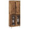 vidaXL Highboard Old Wood 69.5 x 34 x 180 cm Engineered Wood