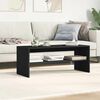 vidaXL TV Cabinet Black 100x40x40 cm Engineered Wood