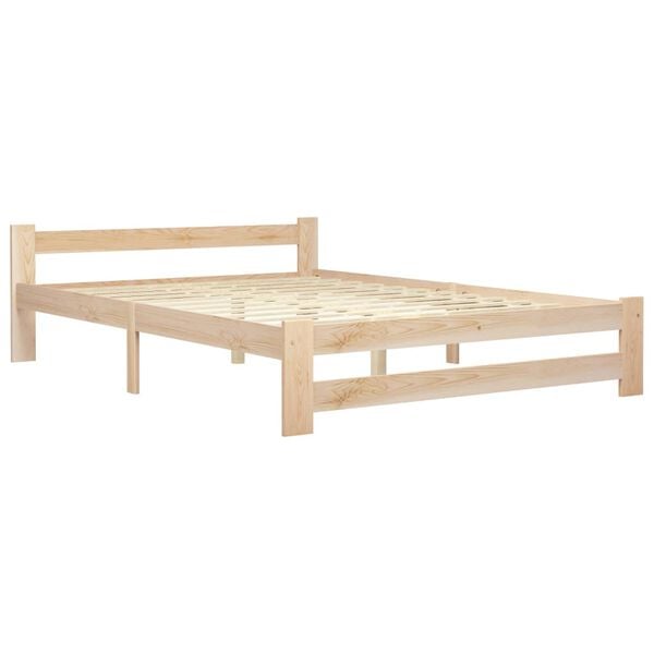 vidaXL Bed Frame without Mattress with 4 Drawers Solid Wood 180x200 cm Super King