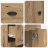 vidaXL Side Cabinet Artisan Oak 40 x 50 x 75 cm Engineered Wood