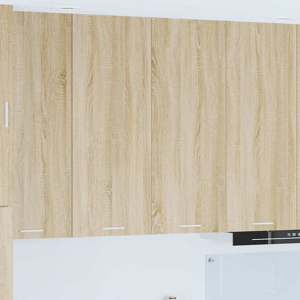 vidaXL Hanging Cabinet Sonoma Oak 80 x 31 x 100 cm Engineered Wood