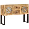 vidaXL Sideboard 110x30x74 cm Rough Mango Wood