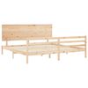 vidaXL Bed Frame without Mattress 200x200 cm Solid Wood