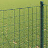 vidaXL Euro Fence Green 1.4 x 10 m PVC-coated iron