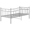 vidaXL Sofa Bed Frame without Mattress Grey Metal 90x200 cm