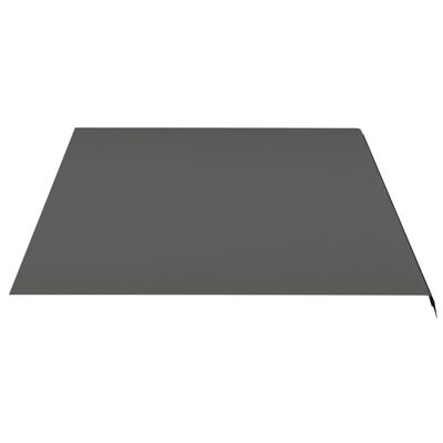 vidaXL Replacement Fabric for Awning Anthracite 5x3.5 m