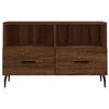 vidaXL TV Cabinet Brown Oak 80x36x50 cm Engineered Wood