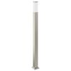 vidaXL Bollard Light with Outlet 110 cm Stainless Steel IP44