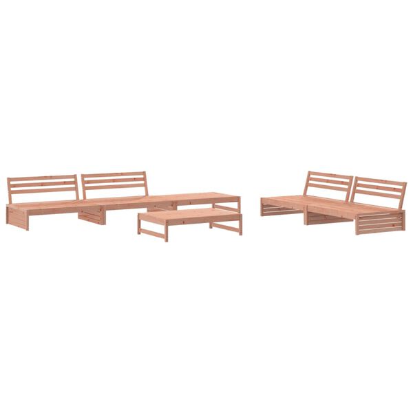 vidaXL 6 Piece Garden Lounge Set Solid Wood Douglas