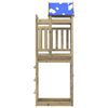 vidaXL Play Tower Brown 85 x 52.5 x 239 cm Solid Impregnated Wood