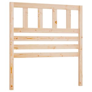 vidaXL Bed Headboard 81x4x100 cm Solid Wood Pine