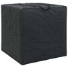 vidaXL Outdoor Strorage Bag Black 80 x 80 x 60 cm 600D Oxford Fbric