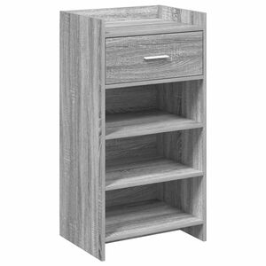 vidaXL Shoe Cabinet Grey Sonoma 48 x 36 x 92 cm Engineered Wood
