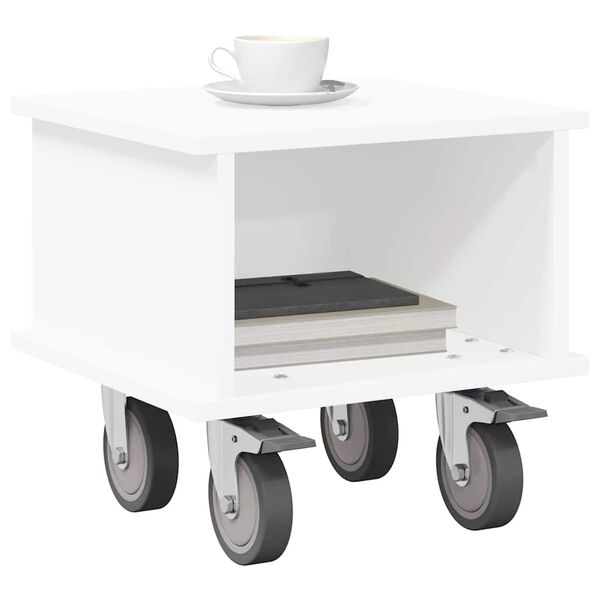 vidaXL TV Stand White 37 x 35 x 35 cm Engineered Wood