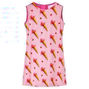 Kids' Dress Bright Pink 140