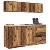 vidaXL Garage Cabinets 6 pcs Old Wood Engineered Wood