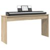 vidaXL Keyboard Stand Sonoma Oak 130 x 32 x 64 cm Engineered Wood