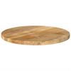 vidaXL Table Top Ø 40x3.8 cm Round Solid Wood Mango