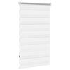vidaXL Zebra blind 70.9x120 cm Fabric Width 66.7 cm white