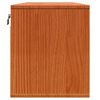 vidaXL Wall Cabinet Wax Brown 100 x 30 x 35 cm Solid Pine Wood