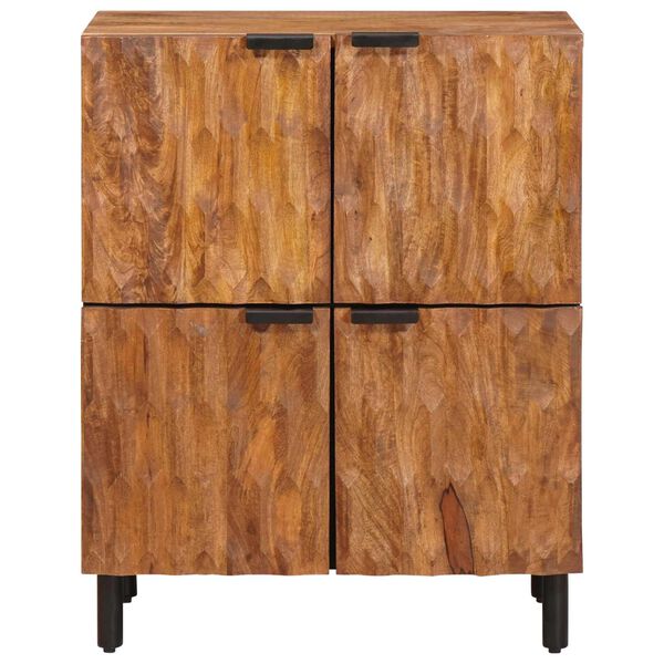 vidaXL Sideboard Acacia Brown Finish 60 x 33 x 75 cm Solid Mango Wood
