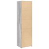 vidaXL Highboard Grey Sonoma 50x41x185 cm Engineered Wood