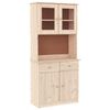 vidaXL Highboard "ALTA" 77x35x165 cm Solid Wood Pine