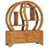 vidaXL Cabinet With Yin Yang Shelf | Teak Wood Natural