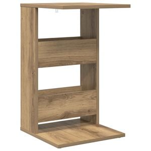 vidaXL Side Table Artisan Oak 40 x 35 x 60.5 cm Engineered Wood