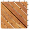 vidaXL Decking Tile 10 pcs Brown 30 x 30 cm Acacia Hardwood