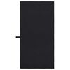 vidaXL Sports Towels 2 pcs Black 100 x 50 cm Polyester and polyamide