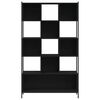 vidaXL Bookcase Black 102x28x172 cm Engineered Wood