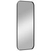 vidaXL Wall-mounted Mirror Black 30x80 cm Rectangle
