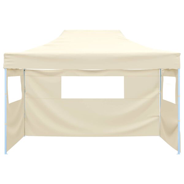 vidaXL Party Tent Folding Cream 280 x410 x 315 cm Oxford Fabric