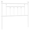 vidaXL Metal Replace Headboard White 100 cm