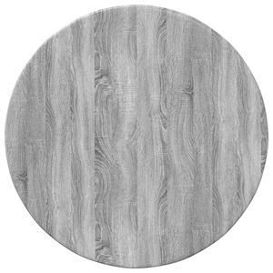 vidaXL Table Top &Oslash; 40 x 1.5 cm Round Engineered Wood Grey Sonoma