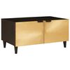 vidaXL Coffee Table Black and Gold 80 x 50 x 40 cm