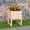 vidaXL Planter 40x40x52.5 cm Solid Wood Pine