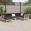 vidaXL 6 Piece Garden Sofa Set Solid Wood Pine