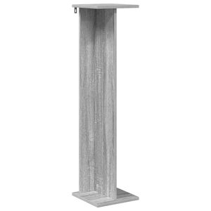 vidaXL Plant Stand Grey Sonoma 25 x 25.5 x 100.5 cm Engineered Wood
