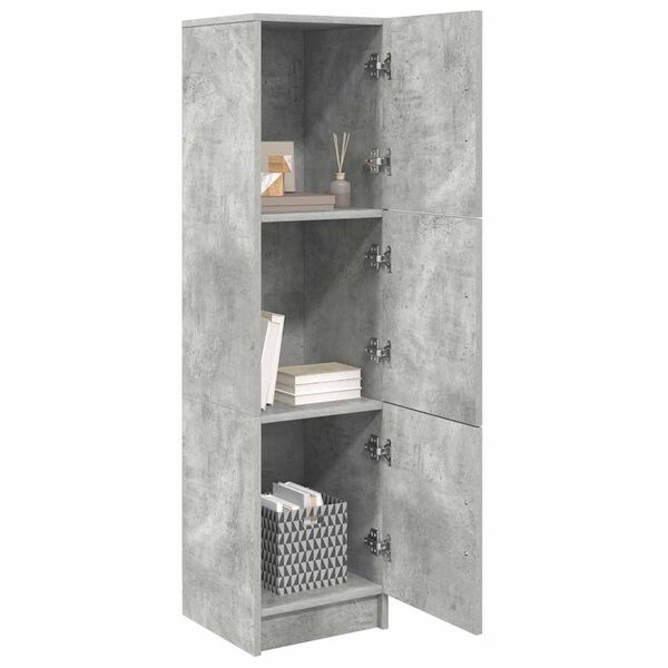 vidaXL Highboard Concrete Grey 31.5 x 32 x 122.5 cm