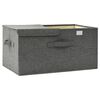 vidaXL Storage Box Fabric 50x30x25 cm Anthracite