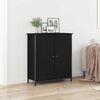 vidaXL Sideboard Black Oak 70 x 30 x 80 cm Engineered Wood