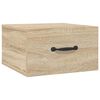 vidaXL Wall-mounted Bedside Cabinets 2 pcs Sonoma Oak 35x35x20 cm