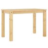 vidaXL Dining Table Panama 117x60x75 cm Solid Wood Pine